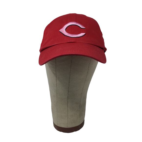 Nike Team MLB Cincinnati Reds Slideback Hat Embroidered Logo Swoosh SEE DESC - Picture 1 of 13
